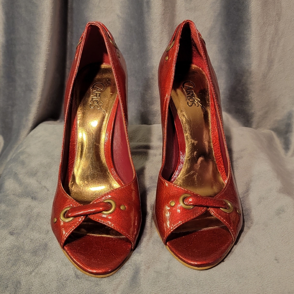 Red Carlos Santana Heels